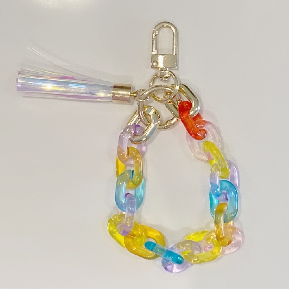 Multicolor Tassel Key Chain - Picture 3 of 3